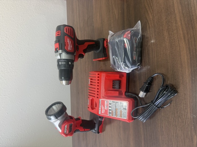 Milwaukee M18 Drill and Flashlight Combo