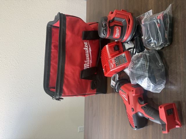 Milwaukee M18 Sawzall and Palm Sander Kit